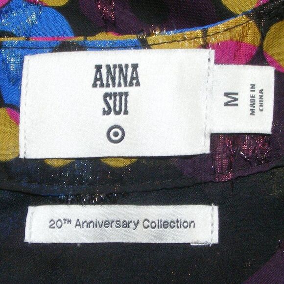 ANNA SUI Target Dress, M, Circle Dress, 20th Anniversary, Shift, Sleeveless - Picture 9 of 11